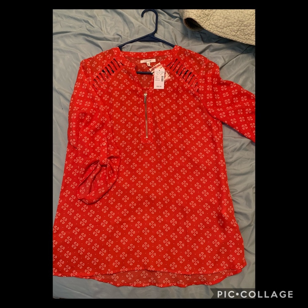 Maurices Zipper Popover 💫